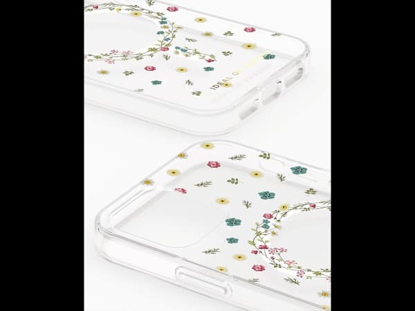 iDeal Mobildeksel iPhone 12/12 Pro Magsafe - Gjennomsiktig Floral