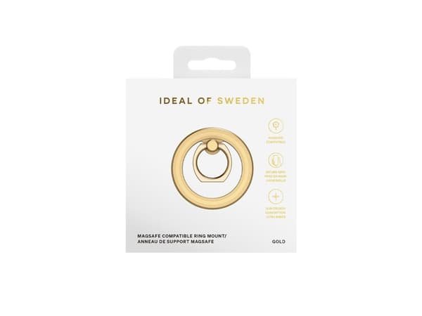 iDeal Magnetisk Mobilring Magsafe - Gull