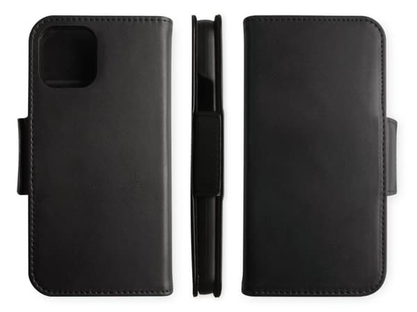 Lommebokdeksel iPhone 12/12 Pro - Svart