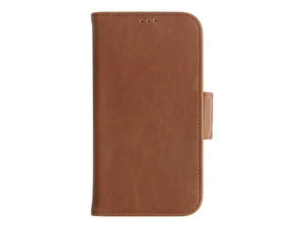 Lommebok med magnetdeksel iPhone 13 Pro - Brun