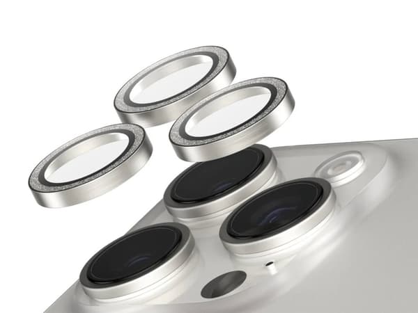 PanzerGlass Safe Linsebeskyttelse iPhone 16 Pro/16 Pro Max - Sølv
