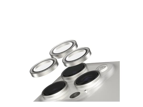 PanzerGlass Safe Linsebeskyttelse iPhone 16 Pro/16 Pro Max - Sølv