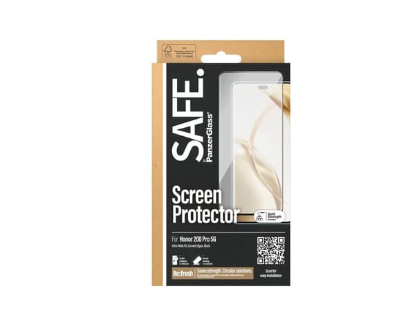PanzerGlass Safe Skjermbeskyttelse Honor 200 Pro