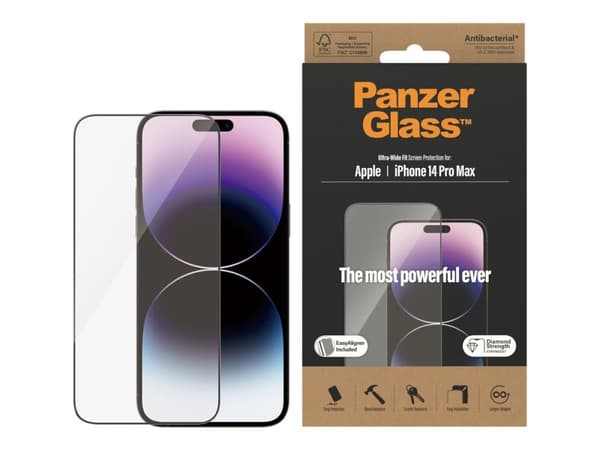 PanzerGlass Skjermbeskyttelse iPhone 14 Pro Max