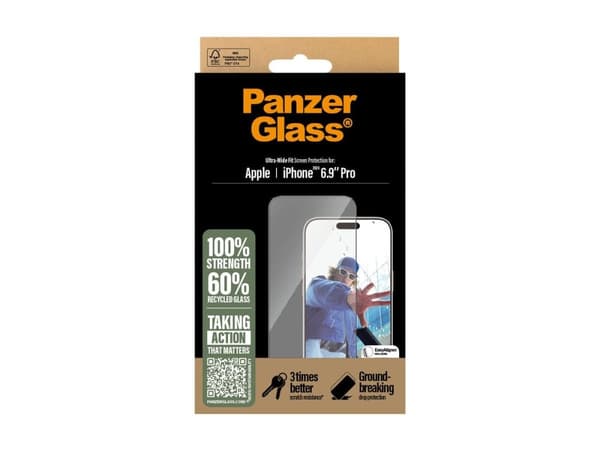 PanzerGlass Skjermbeskyttelse iPhone 16 Pro Max