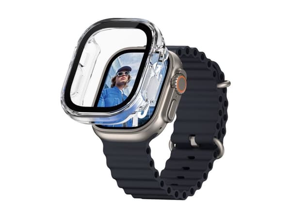 PanzerGlass Snappie Full Body Bulky Skjermbeskyttelse Apple Watch Ultra 2 49mm - Gjennomsiktig