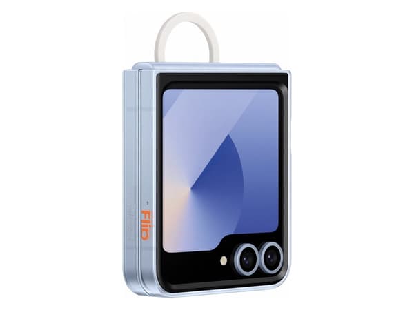 Samsung Silikondeksel m/ring Samsung Z Flip6 - Gjennomsiktig