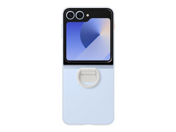 Samsung Silikondeksel m/ring Samsung Z Flip6 - Gjennomsiktig