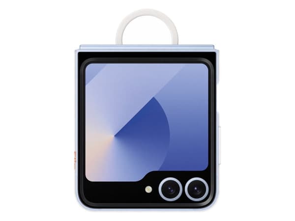 Samsung Silikondeksel m/ring Samsung Z Flip6 - Gjennomsiktig