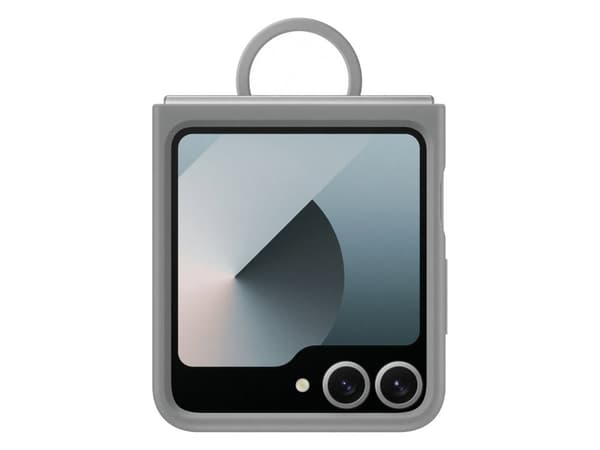Samsung Silikondeksel m/ring Samsung Flip6 - Grå