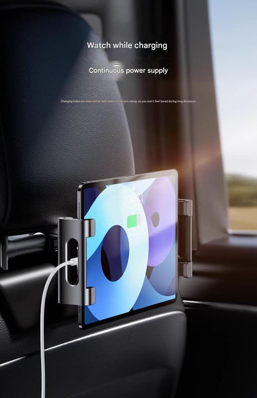 Philips nakkestøtte til bilen, holder til mobiltelefon/tablet, multifunktionel rejseledsager til underholdning