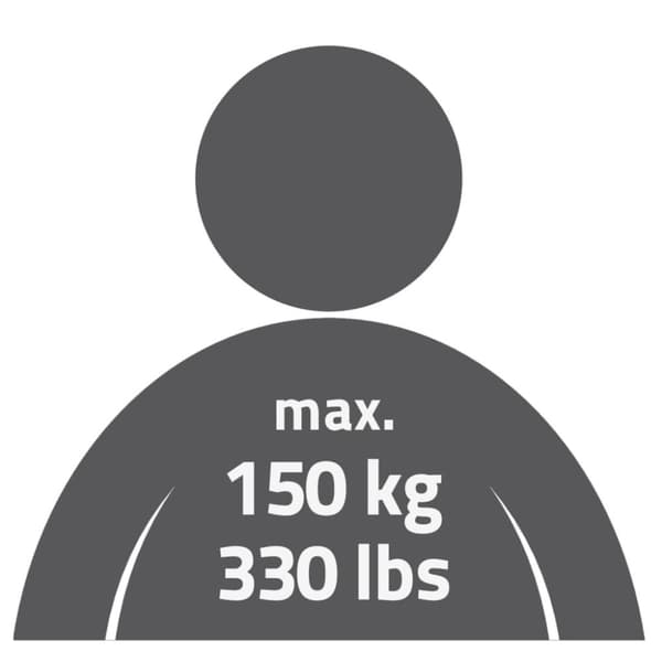 RIDDER Baderomsstol hvit 150 kg A00602101