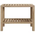 Miniatyrbilde 3 av 5: vidaXL Sidebord til baderom 60x30x45 cm heltre teak