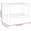 Miniatyrbilde 5 av 5: vidaXL Sidebord til baderom 60x30x45 cm heltre teak