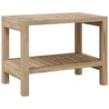 Miniatyrbilde 1 av 5: vidaXL Sidebord til baderom 60x30x45 cm heltre teak
