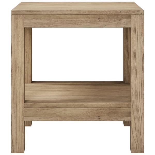 vidaXL badeværelsesbord 45x35x45 cm massivt teaktræ