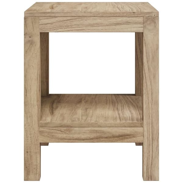 vidaXL badeværelsesbord 45x35x45 cm massivt teaktræ