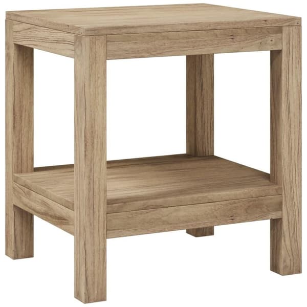vidaXL badeværelsesbord 45x35x45 cm massivt teaktræ