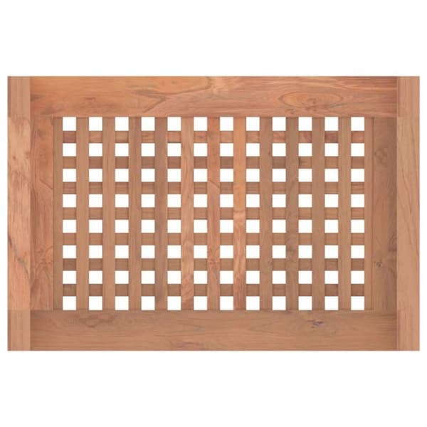vidaXL Sidebord til baderom 60x30x45 cm heltre teak