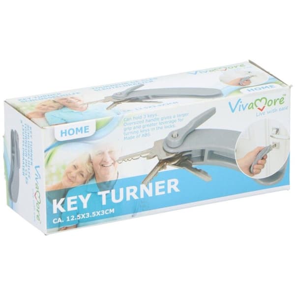 Vivamore Key Turner 12,5x3,5x3,3 cm Grå