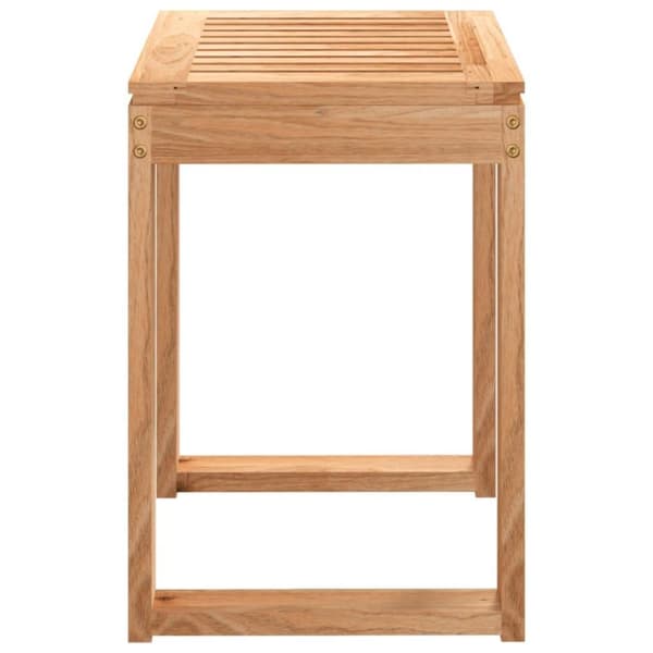 vidaXL Badrumspall 40x30x46 cm massivt valnötsträ