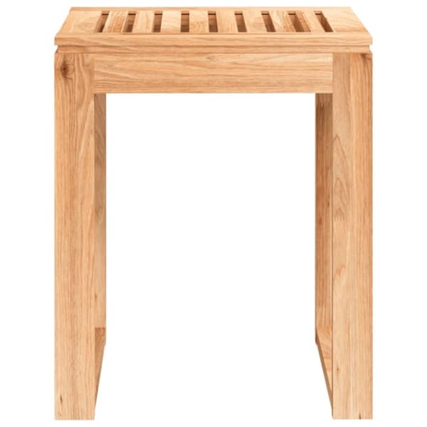vidaXL Badrumspall 40x30x46 cm massivt valnötsträ