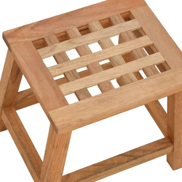 vidaXL Badrumspall 29x22,5x25,5 cm massivt valnötsträ