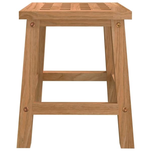 vidaXL skammel 29x22,5x25,5 cm massivt valnøddetræ