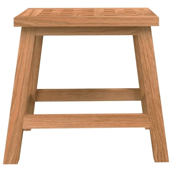 vidaXL skammel 29x22,5x25,5 cm massivt valnøddetræ