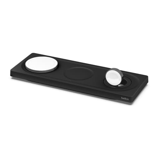WRLS 3-IN-1 CHRG PAD W/ MAGSAFE/F/ IPHONE 12/13 SERIES BLACK