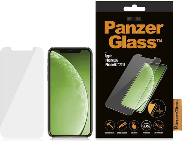 PanzerGlass | Apple | iPhone XR/11 | Hybrid glass | Transparent | Full frame coverage; Rounded edges; 100% touch preservation | Screen Protector