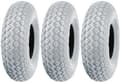 Pikkukuva 1 / 9: 2.80/2.50-4 harmaa Mobility Scooter renkaat Block Pneumaattinen ei-merkintä (3 kpl)