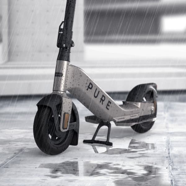 Pure Electric Advance+ elsparkcykel, platinasilver