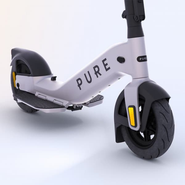 Pure Electric Advance+ elsparkcykel, platinasilver