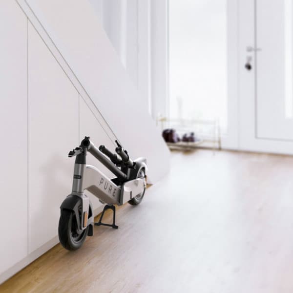 Pure Electric Advance+ elsparkcykel, platinasilver