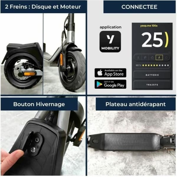 Elscooter Yeep.me 100A