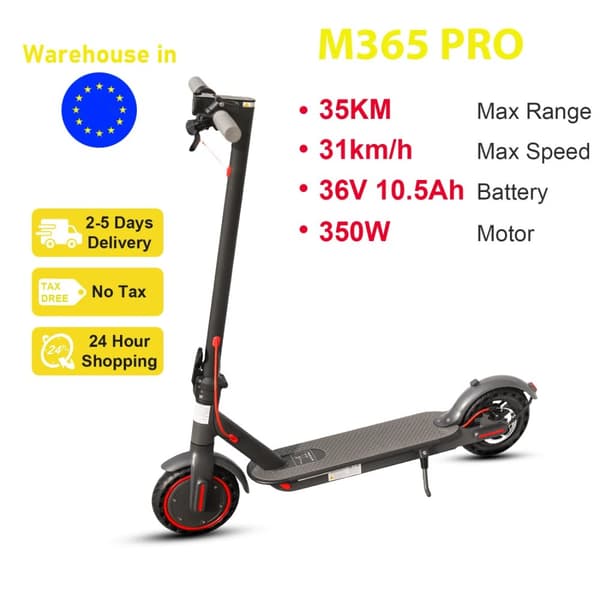 El-scooter, Lang rækkevidde 30 km, Max hastighed 31 km/t,M365 PRO(31KM/T 35KM 36V 10.5AH)