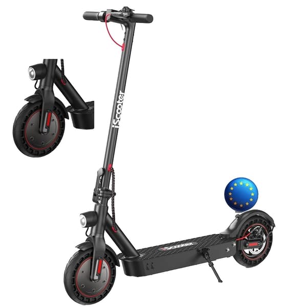 iScooter Sähköscooter, 500W Moottori, 30-40 km Kantama,i9max
