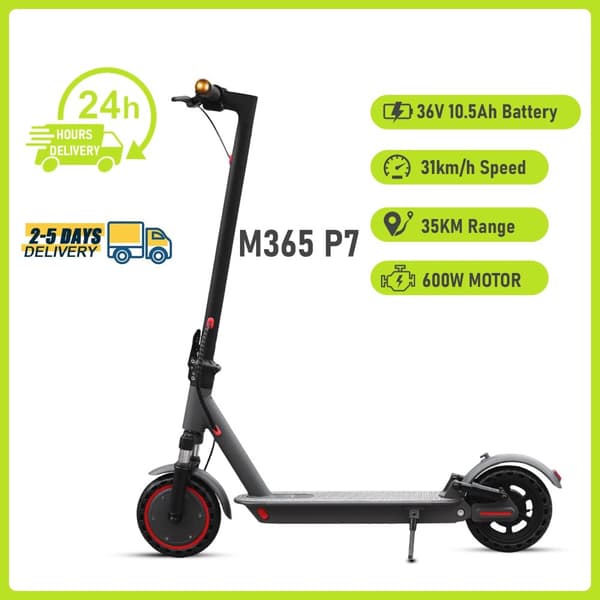 Aikuisten Sähköscooter, 500W Moottori, 35 km/h Maksiminopeus,M365 P7 (600W 35KM)