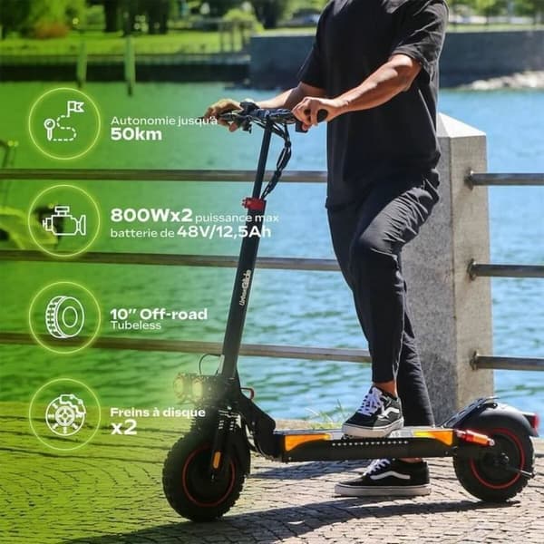 Elektroninen Potkulauta Urbanglide ECROSS PRO BOOST 2 Musta 25 km/h 800 W