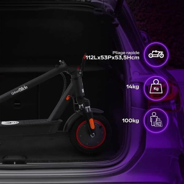 Elektrisk Scooter Urbanglide 100 MAX Svart 350 W 25 km/h