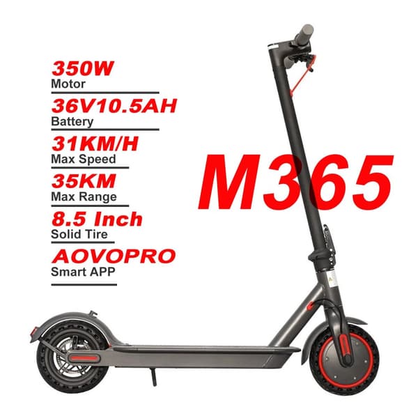 El-scooter, 350W motor, 31KM/H max hastighed,M365 350W 31KM/T