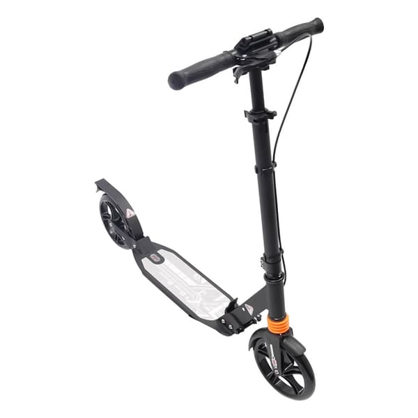 Kick Scooter, Justerbar Højde 89-104 cm, Holdbar Aluminiumlegering,Sort
