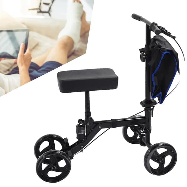 Knäskoter, justerbar för 1,45 m - 1,98 m, 140 kg kapacitet, ergonomisk design