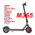 Miniatyrbillede 2 af 2: El-scooter, 350W motor, 31KM/H max hastighed,M365 350W 31KM/T
