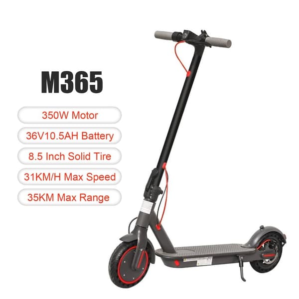 Sähköscooter, 350W moottori, 31KM/H maksinopeus,350W moottori M365