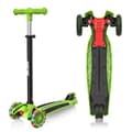Miniatyrbillede 2 af 2: Børnescooter, Justerbar Højde, Lysende Hjul,lys grøn