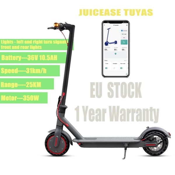 El-scooter, 350W motor, 25KM rækkevidde,TUYAS