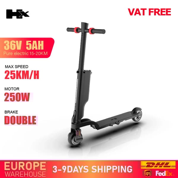 El-scooter, 250W motor, 25 km/t hastighed,250W5AH