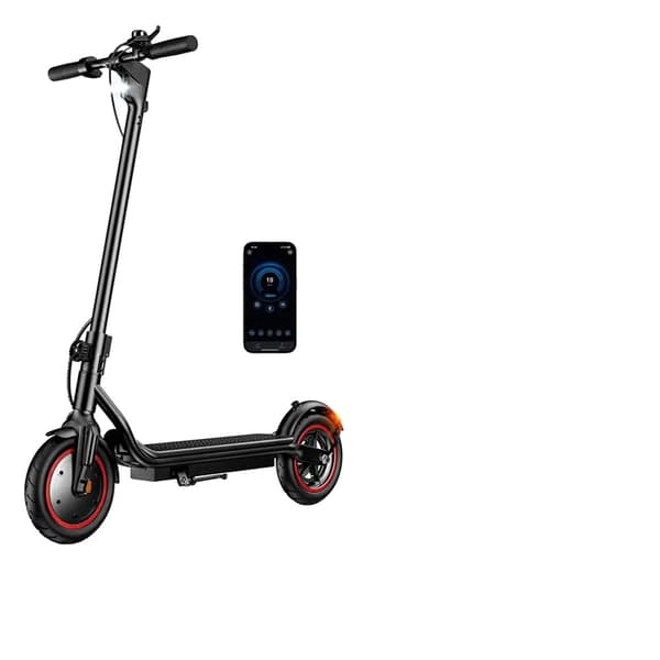 El-scooter, 350W effekt, 24-34 km rækkevidde, 8,5 tommer dæk,w5
